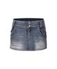 Peullijeunopallou Tommie Button Jeansrock (Schmutziges Blau)