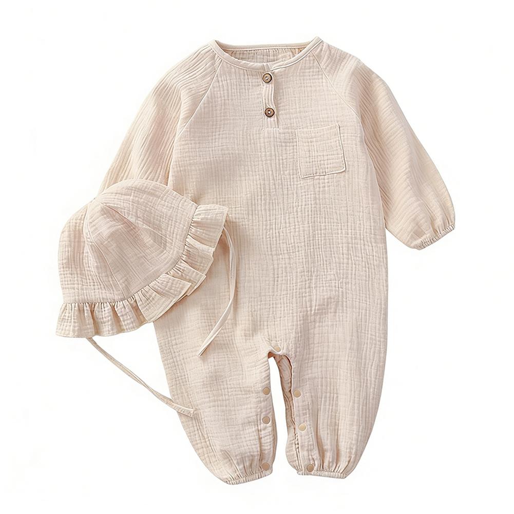 

Toddler Baby Girls Romper and Hat Set 66