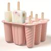 Popsicles Molds 9pcs Silicone Popsicle Molds Easy Release BPA Free Popsicle Maker Molds Ice Pop Molds Homemade Popsicle