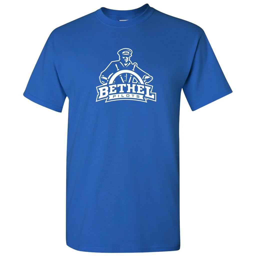 Bethel University Pilots Primary Logo T-Shirt - Royal