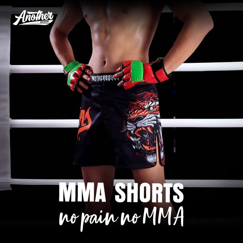 Men Women MMA Shorts UFC Training BJJ Muay Thai Boxing Gym Workout Athletic Compression Short Pants