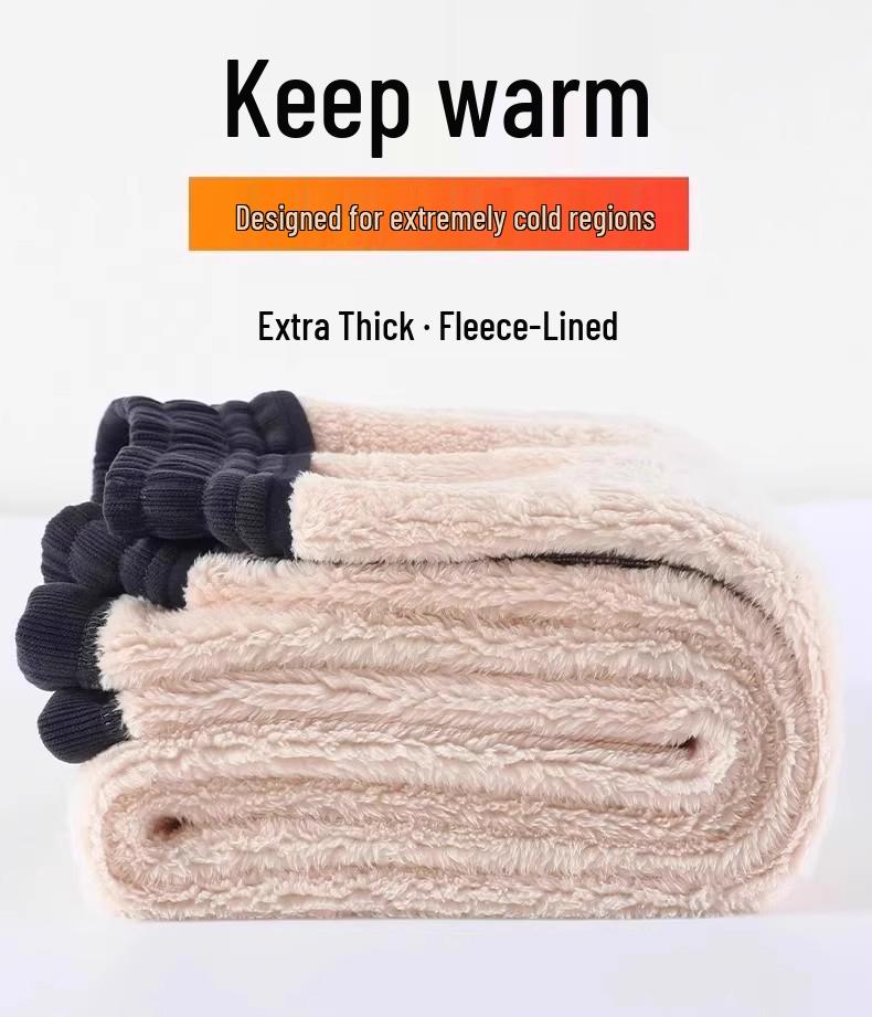 2025 Versatile Lambswool Warm Commuting Pants: Autumn/Winter Plus Velvet Casual Slit Style