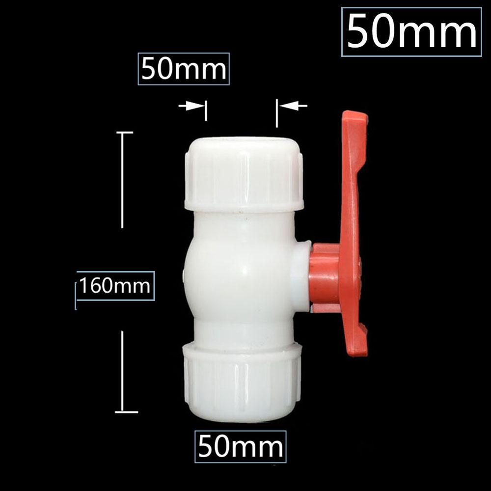 20/25/32/40/50/63mm PE Tube Connector Fitting Tee Water Splitter Tap Coupler Quick Valve Irrigation Plumbing Coupler