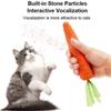 Katzenspielzeug Simulation Karotte Sounding Haustier Spielzeug für Kätzchen Hunde Sisal Zähneknirschen Squeak Interaktives Katzenkauspielzeug Heimtierbedarf