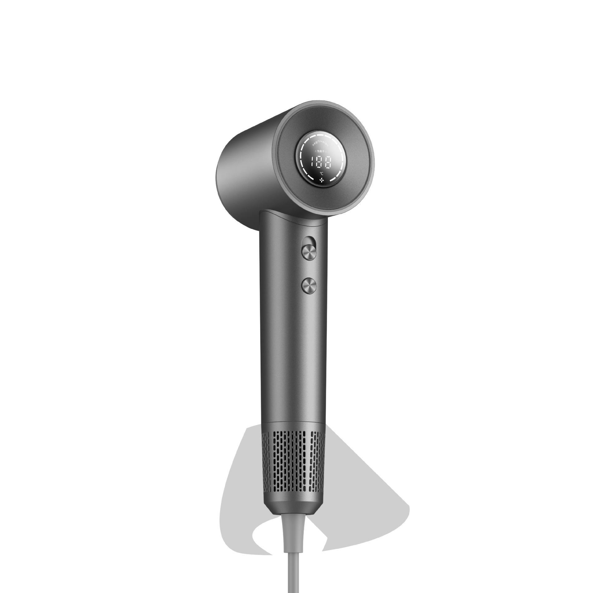 

Безлистный высокоскоростной фен для волос: Быстросохнущая, не повреждающая, мощная, технология отрицательных ионов light display