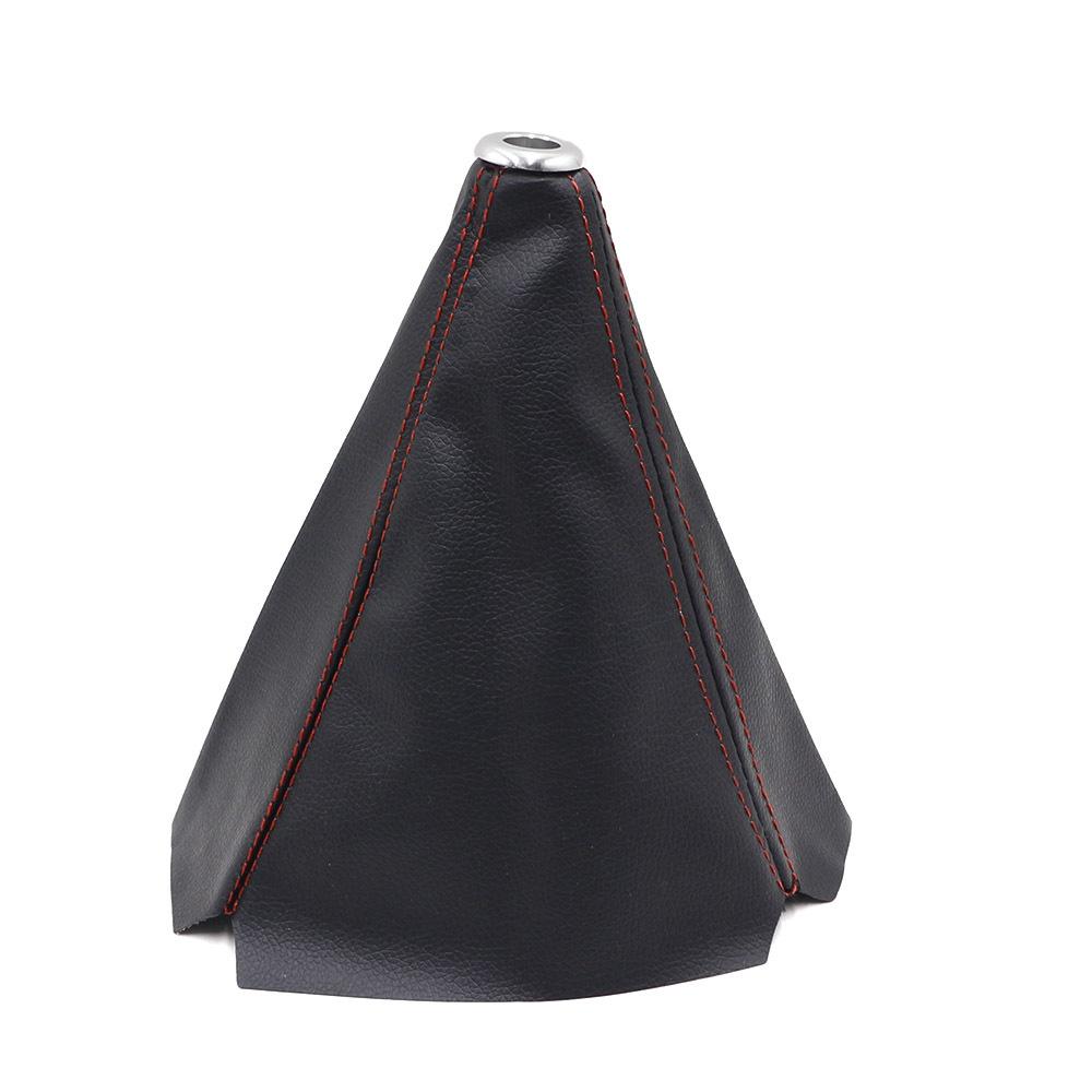 16mm Car Gear Shift Collars Universal PU Leather Auto Manual Stick Shifter Knob Gear Shift Boot Cover Gaiter