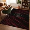 A.C. Milan (64) Office Rug Elegant Floor Rug for Office Living Room Bedroom and Indoor Home Spaces
