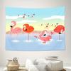Boho Tapestry Wall Hanging Nature Sunset Flamingo Aesthetic Room Decor Hippie Wall Art Bedroom Living Room Home Decor Gift