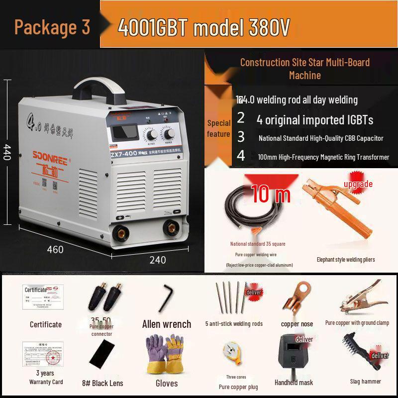 Songle 315400 Dual Voltage Welding Machine 220/380V, Automatic Household Use