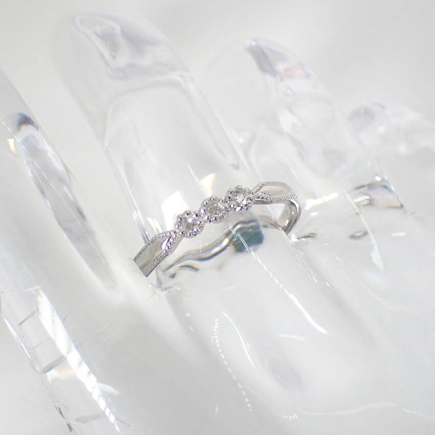 [Used] ete/ete PtPt900 rose cut diamond ring/No. 15/g453-68