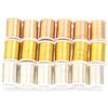 1Roll Gold Color Copper Wire 0.3/0.4/0.5/0.6/0.8/1mm Thread Beading Line Cords String For Jewelry Making DIY Bracelet Necklace