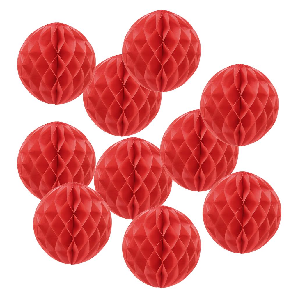 10pcs Tissue Paper Pom Poms Flower Balls Party Hanging Paper Flower Balls Decoration for Birthday Wedding Home Backdrop Decor