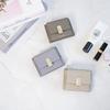 Jewel Narrows Genuine Leather Wallet [Brillon Wallet] Tri-fold Mini Wallet No. 15141