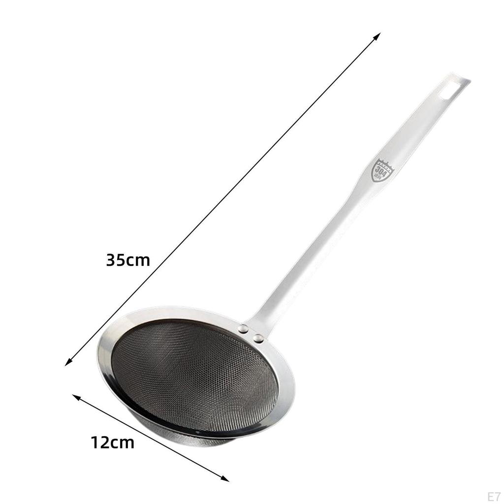 Food Strainer Colander Fry Basket ,Cooking Skimmer ,Food with Handle ,Mesh for
