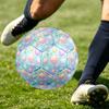 1pc Ocean Treasures Themed Soccer Ball, Size 5, Lightweight PVC Material, Outdoor Training Soccer Ball Gift. Q62225