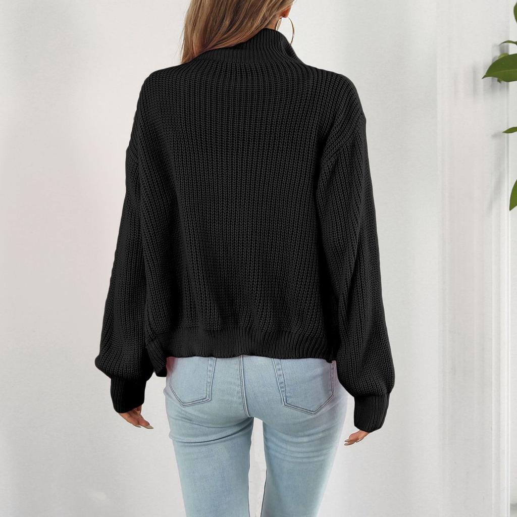 Women's Casual Fashion Comfortable Cardigan Long Sleeve Street Trend Knitted Sweater