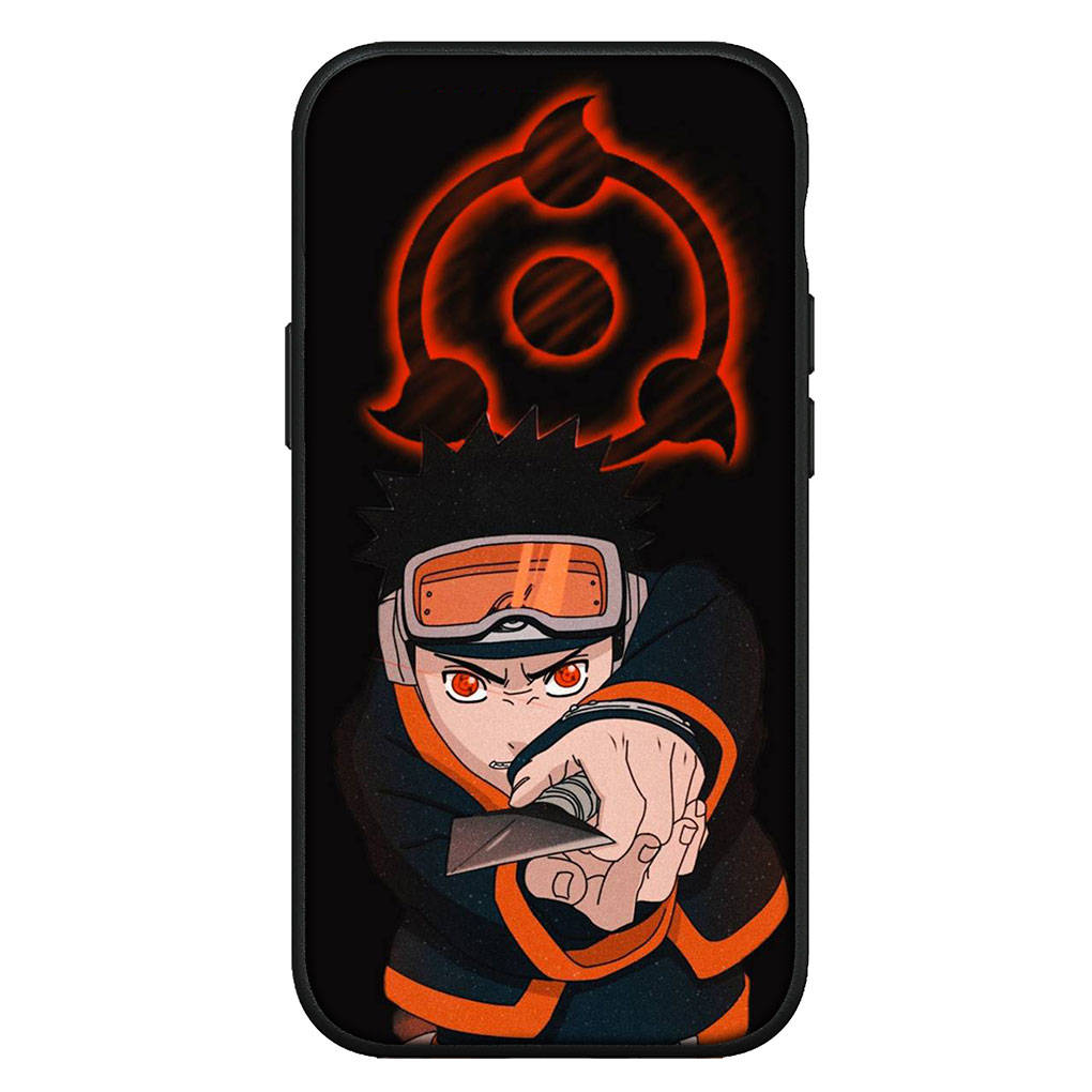 For iPhone 16 15 X XR Samsung Galaxy S24 S23 Plus Xiaomi Redmi Note 13 12 11 Pro Max 9 10 14 OPPO Huawei Cover Obito and Rin Naruto Uchiha Phone Case