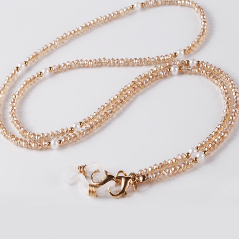 Böhmischer Stil Maskenkette Brillenhängeband Anti-Verlust-Band Bunte Halskette Brille Sonnenbrille Halskette für Damen