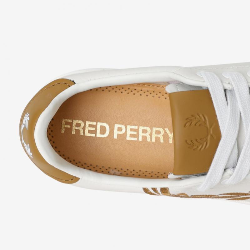 Fred Perry Unisex Leather Shoes B721 Leather Branded Sfpu2315351 254
