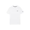 Embroidered Logo Casual Round Neck Printed Short Sleeve T-Shirt Men Tops Standard-White F11M321113FWT