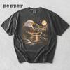 Eagle Howling To The Moon Shirt, Eagle Graphic Tee, Wildlife Lover Gift, Nature Lover Shirt, Comfort Colors Shirt