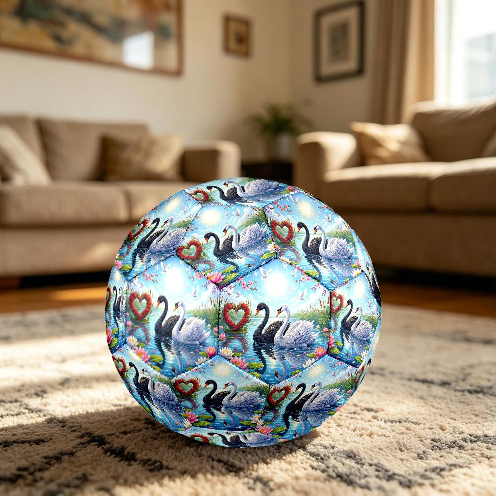 1pc Swans Garden Durable Size 5 Soccer Ball Professional Match Training Football Indoor &Outdoor Sports Ball p60118