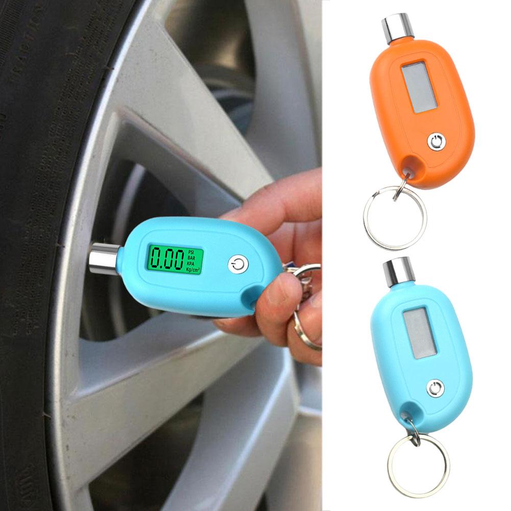 Mini Tire Gauge Digital With LCD Display Car Tire Air Pressure Tester Meter Auto Motorcycle Tire Safety Alarm Testing Tools