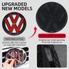 VW 2Pcs Replace Car Front Radiator Grille Emblem Rear Trunk Lid Badge For VW Golf 7 (2014 - 2017) -Emblem NC3