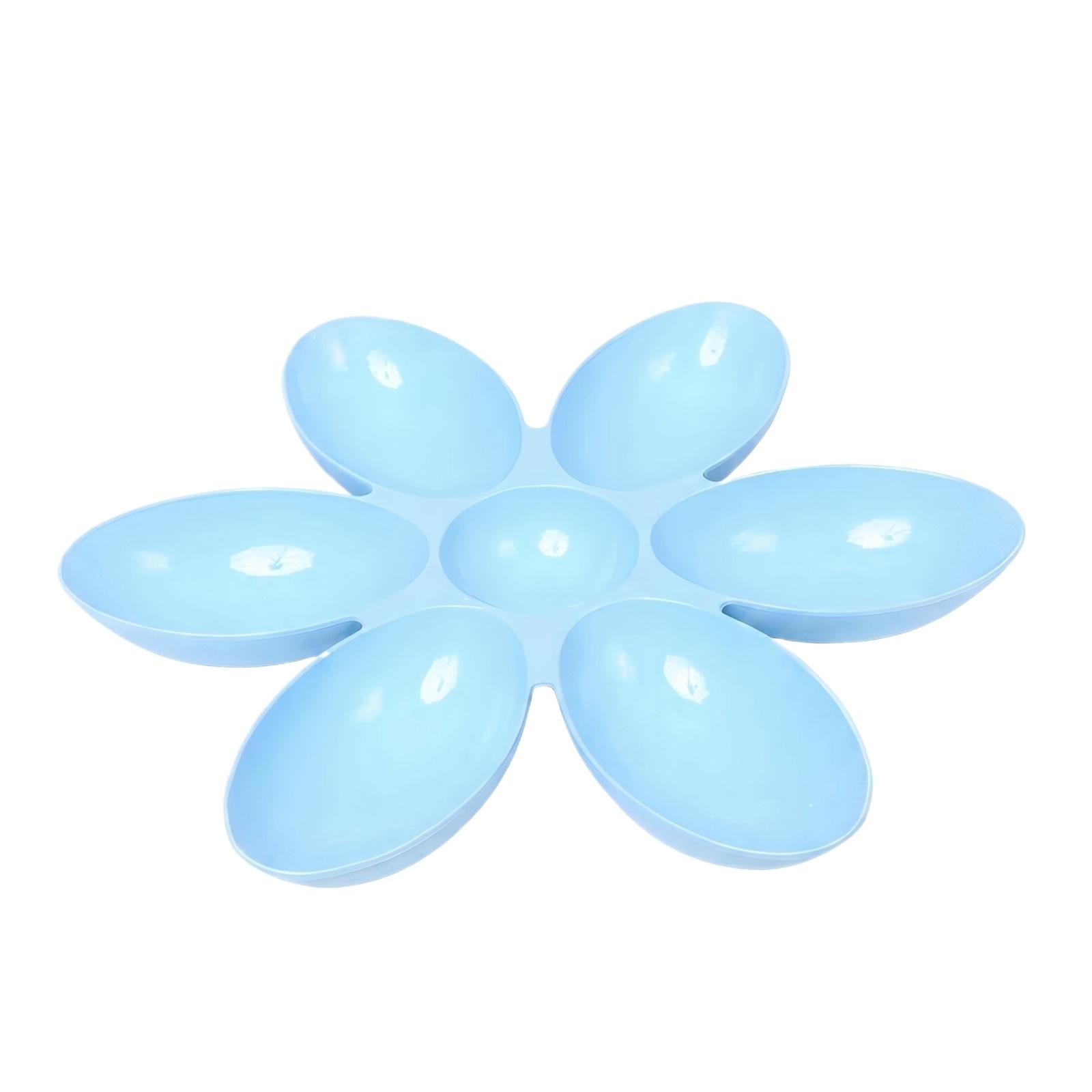 

Bowl With Multiple Petals, Feeding Basin For Kittens, Milk Special Bowl For Puppies, Dog Bowl For Stray Cats, Feeding Supplies For Cats One Size синій