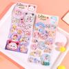 Kawaii Cartoon Colorful Dynamic Water Injection 3D Stickers Cute Diy Mobile Graffiti Decoration Stickers Holiday Gifts