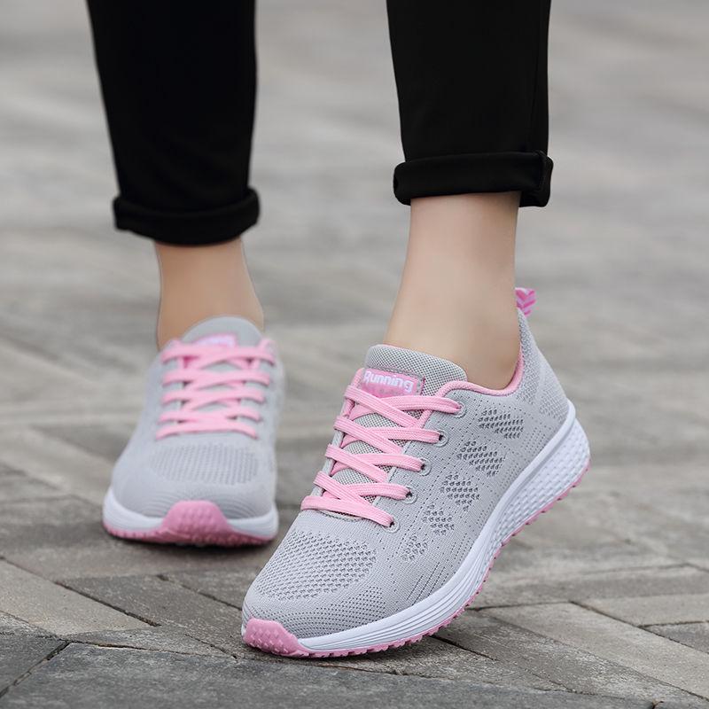 

Женская повседневная обувь, дышащие кроссовки, женские модные сетчатые кроссовки, женская обувь для бега 35 серый