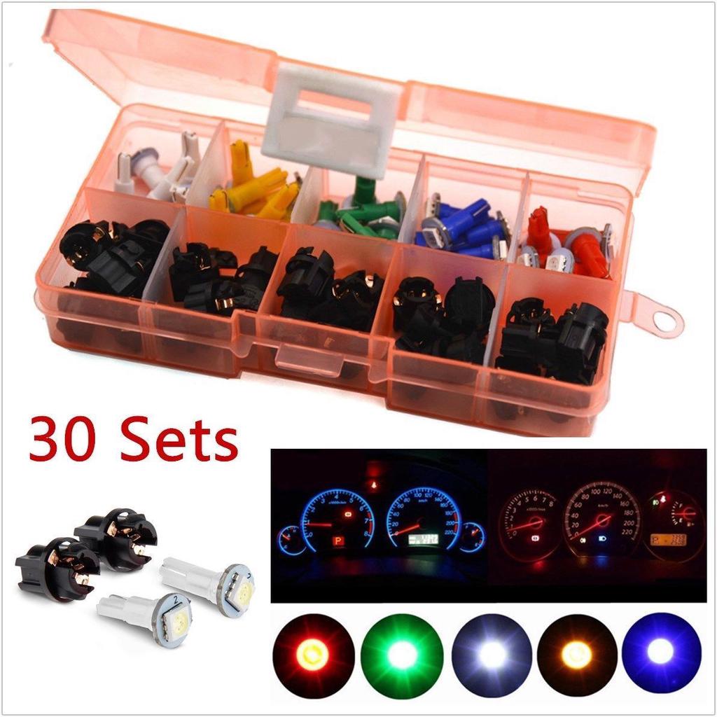 Buy Car 30x T5 LED Twist Socket Instrument Panel Gauge Cluster Plug