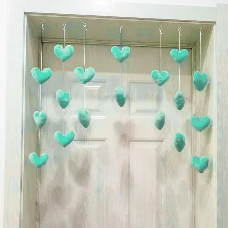 Exquisite Heart - Shaped Door Hanging Korean -Dainty String Pendant Fashionable Room Divider Girls' Bedrooms Home Decor Items