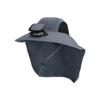 For Camping and Hiking Solar Fisherman Hat Waterproof Breathable Nylon Adjustable Size Portable Design Comfort