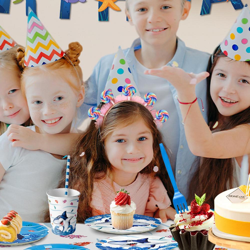 Lollipop Hair Bands Pink Headwear Cute Headband Hair Accessories Photo Props Candy Headband Candy Costume Accessories For