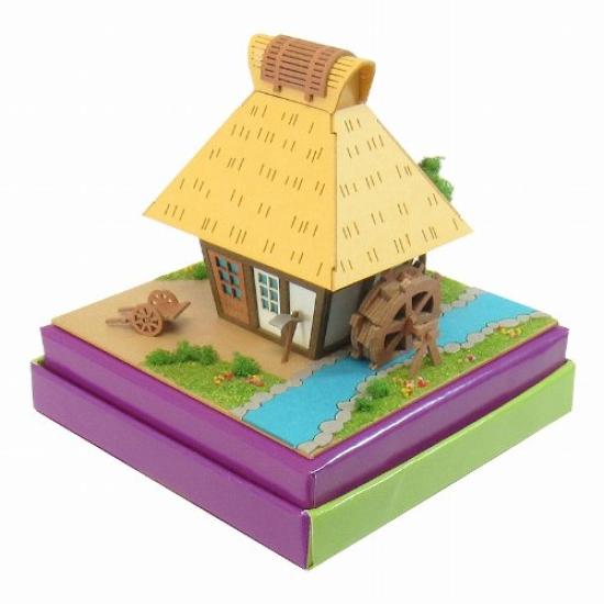 Sankei Miniature Art Mini Farmhouse and Waterwheel MP05-09
