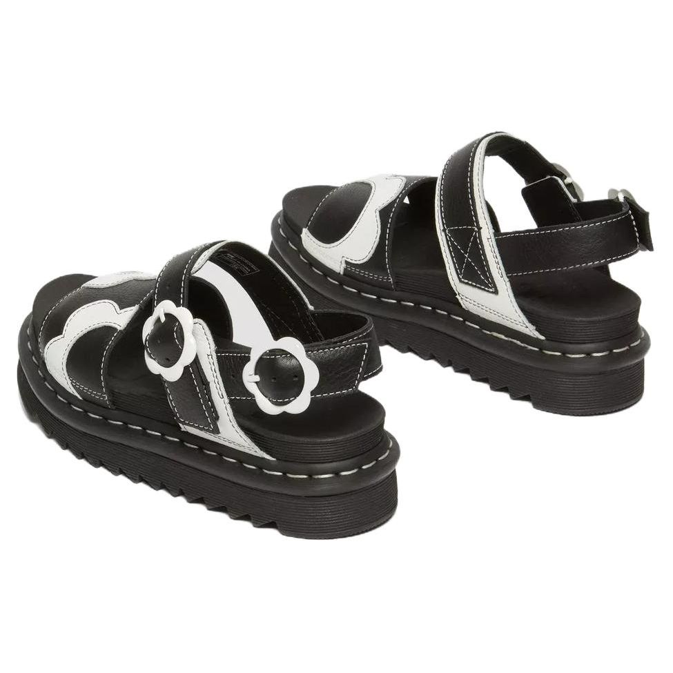 Dr. Martens Leather Fashion Comfortable Slide Sandals Women Sandals Black 31556009
