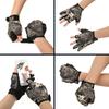 1 Paar Angelhandschuhe Rutschfest 3 Finger freiliegend Sport Handschuhe Outdoor Angelzubehör(Handschuhe )