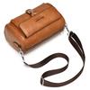 WEIXIER Men's Leather Crossbody Shoulder Bag Classic Waterproof Briefcase Messenger Satchel Travel Bag