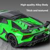 Large 1/18 Lamborghini Aventador SVJ Supercar Model Simulation Interior Details Adult Collection Ornaments Boy Gift Halloween Toys