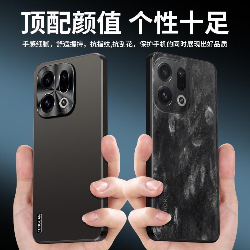 Anwendbar für OPPOFindX1 Handyhülle Pro neue High-End-Matte Metalllinse einfache Anti-Drop-Hülle