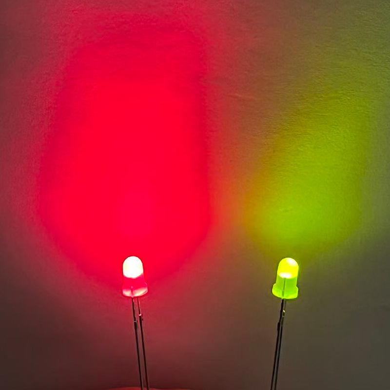 5mm Dual-Color Stepless 2-Pin LED Diode - Red/Green & Red/Blue