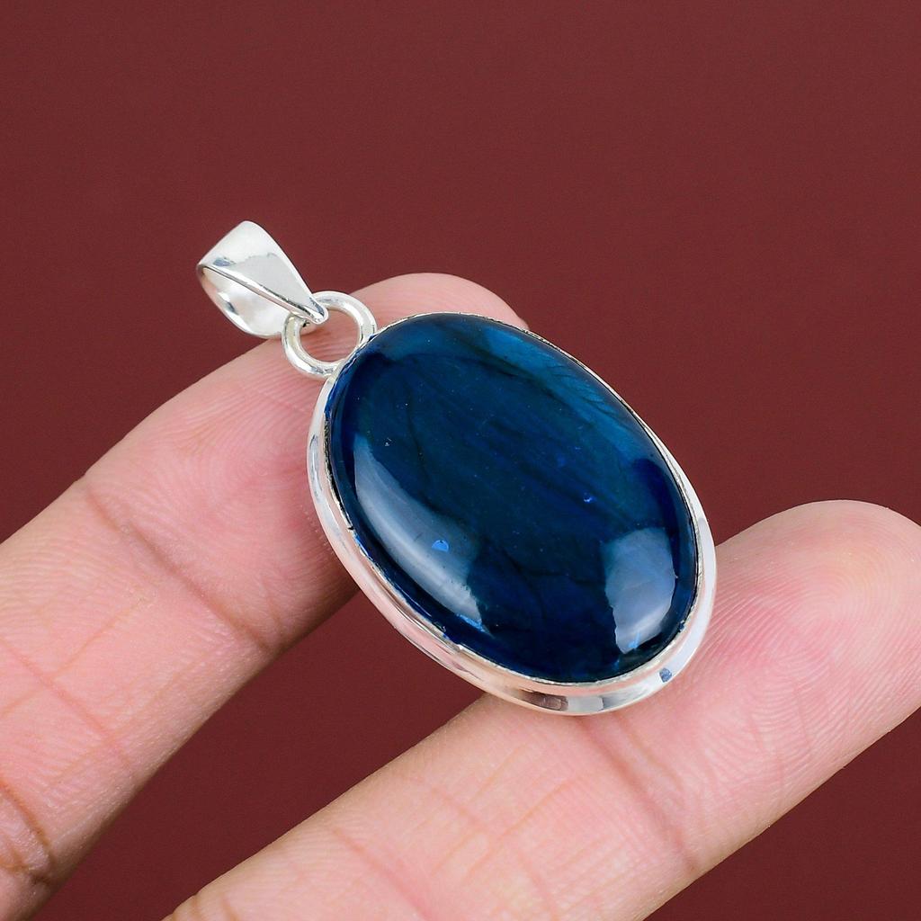 Neon Flash Labradorite Pendant 925 Sterling Silver Pendant Natural Gemstone Jewelry Handmade Pendant Gifts For Mother Awesome Silver Jewelry