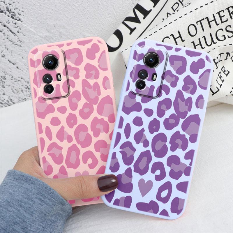 Cover For Redmi Note 12S Phone Case Fashion Vintage Leopard Painted Shell Soft Silicone Funda For Redmi Note12S Capa 6.43" Bags