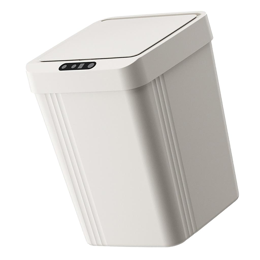 Pattumiera Smart Senza Contatto per Bagno 13L Pattumiera Automatica con Sensore di Movimento e Coperchio Pattumiera per Cucina Soggiorno