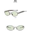 Damen Sonnenbrille, ovale kleine Rahmen Sonnenbrille, Herren- und Damenmode Sonnenbrille