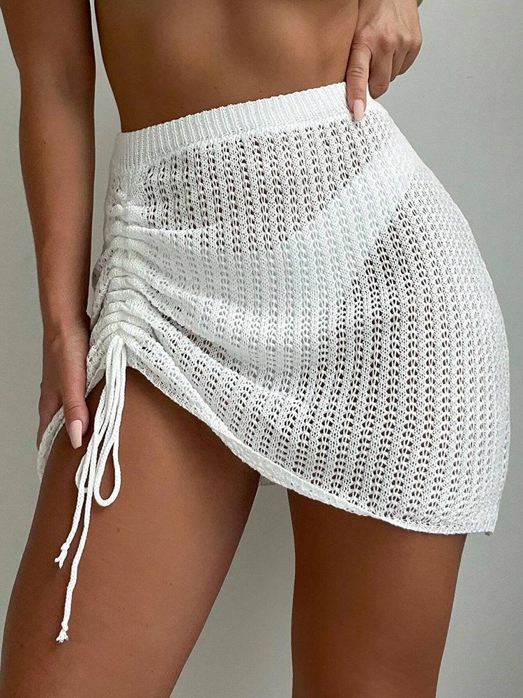 2025 European & American Women's Sexy Knit Hollow Beach Bikini Pants