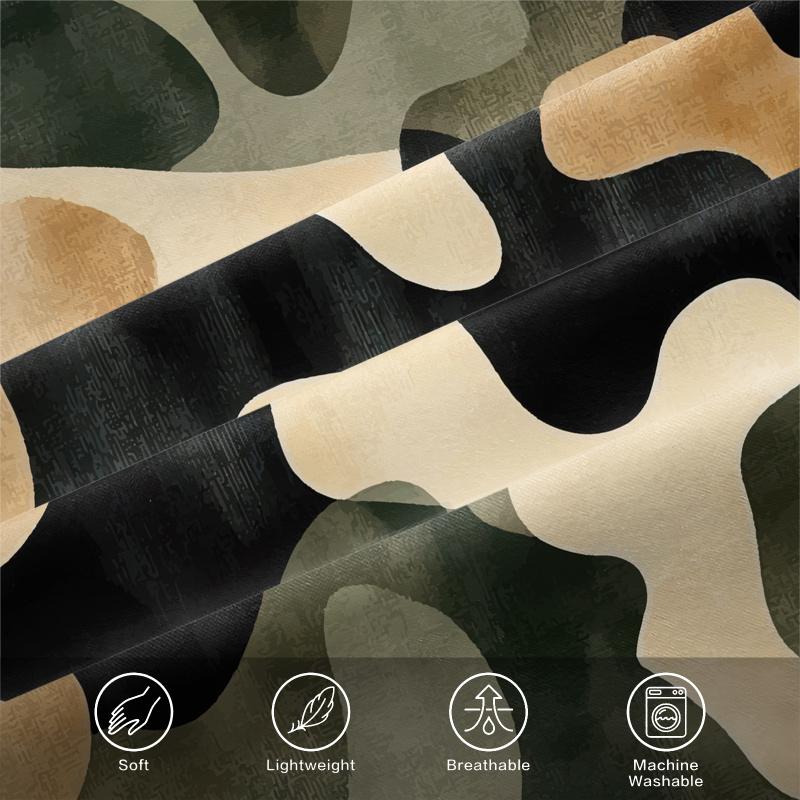 Camouflage Print Bedding Set Military Style Duvet Cover Set No Filler Soft Comfortable Fabric Ideal Home Bedroom Decorations