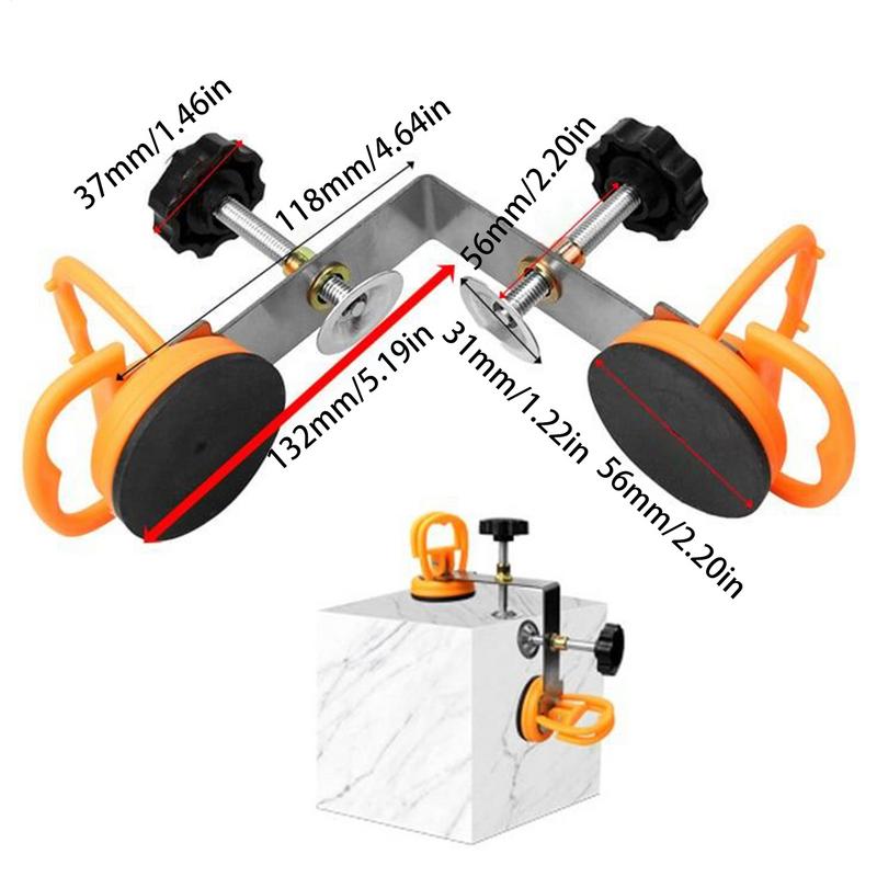 Seam Setter 90 Degree Installation Tool for Glass Ergonomic Right Angle Seam Guide Setter Tool for Ceramic Granite Stone