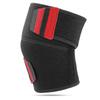 Sports Patellar Knee Brace Black and Red Warm Knee Brace Compression Sports Brace Soft and Shock-absorbing Self-adhesive Brace